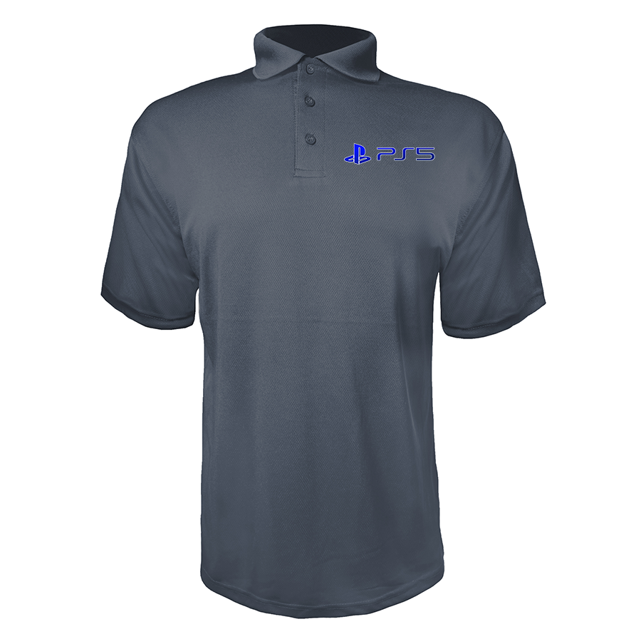 Men's Play Station PS5 Polyester Polos