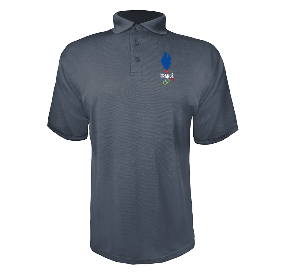 Men's France Olympia 2024 Polyester Polos