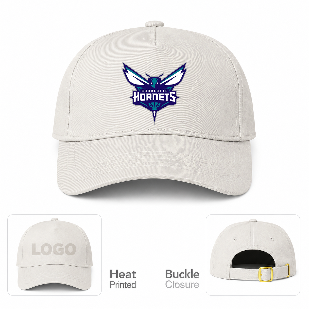 Charlotte Hornets Dad Baseball Cap Hat