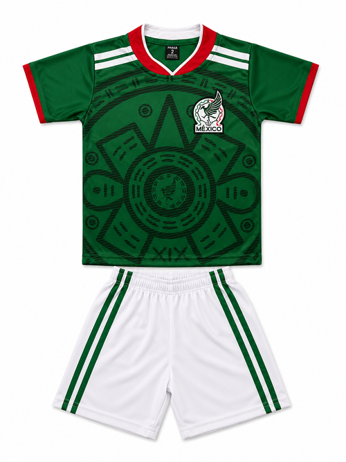 Kid’s Mexico Soccer Jersey Set