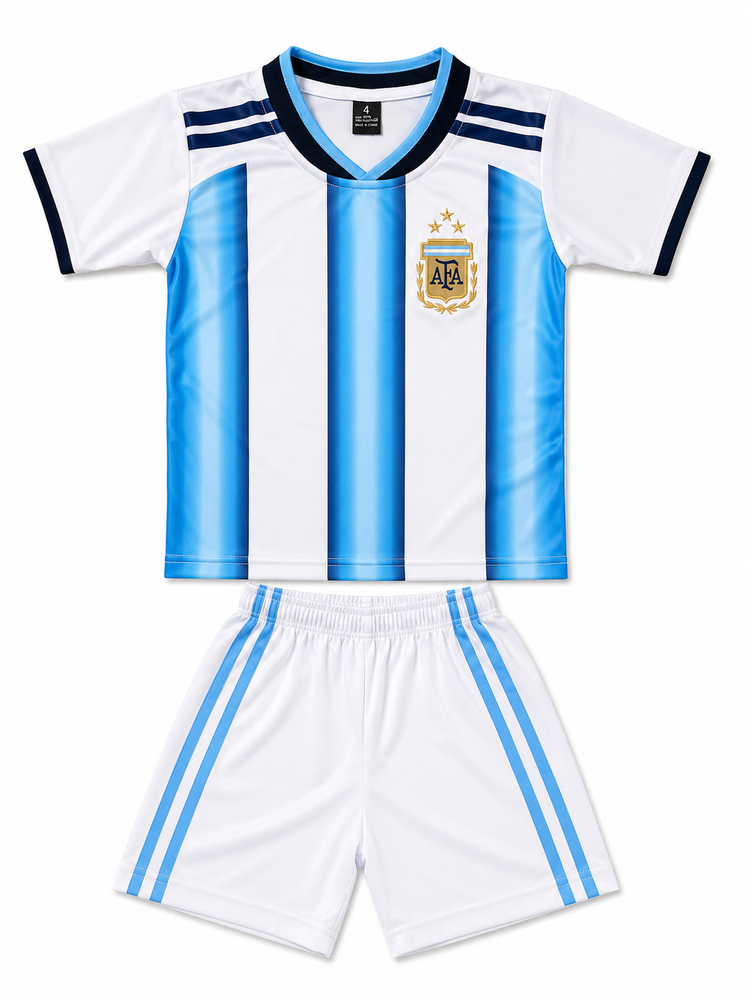 Kid’s Argentina Soccer Jersey Set