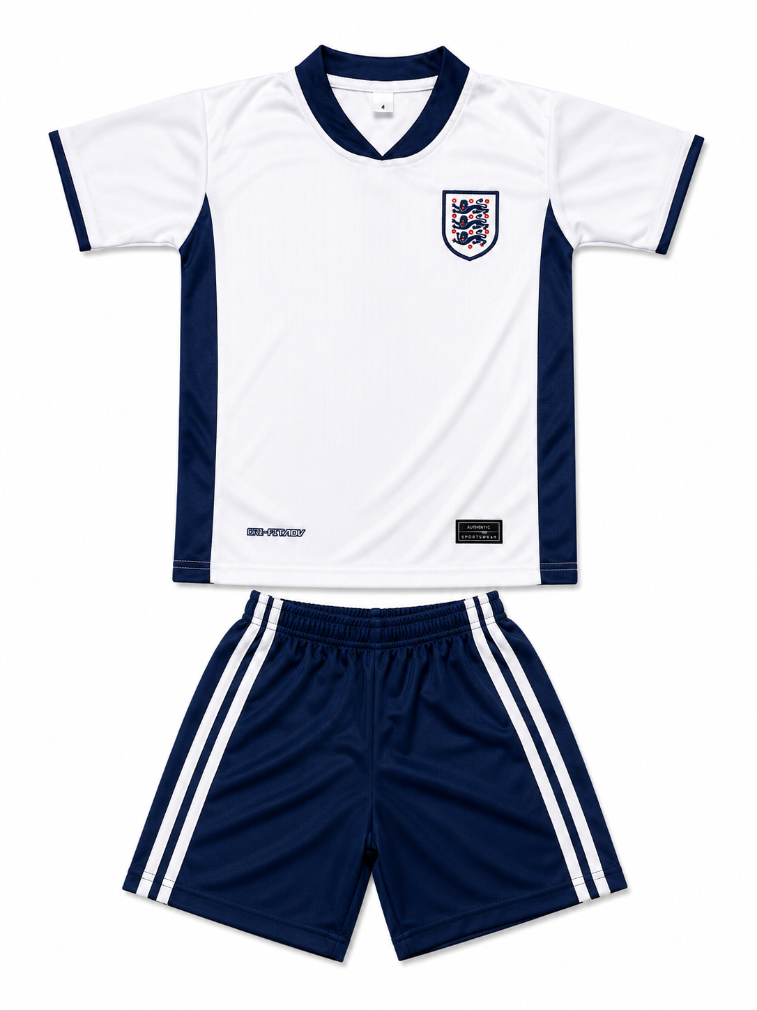 Kid’s England Soccer Jersey Set