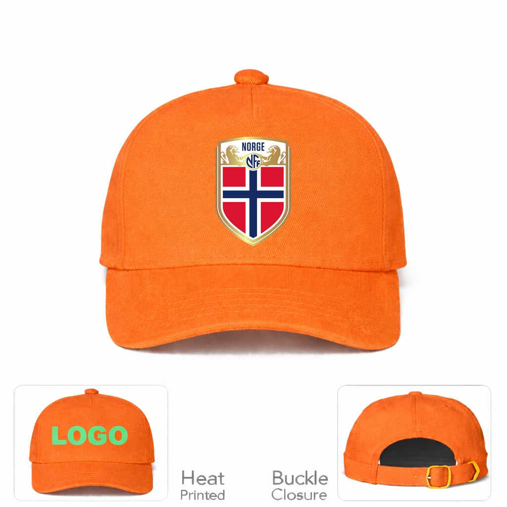 Norway Soccer Dad Baseball Cap Adjustable Buckle Hat