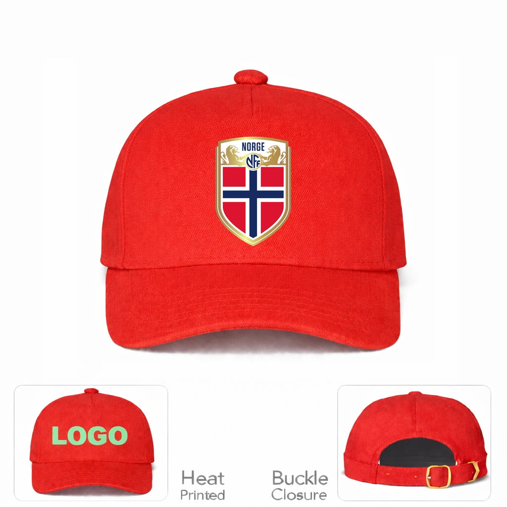 Norway Soccer Dad Baseball Cap Adjustable Buckle Hat