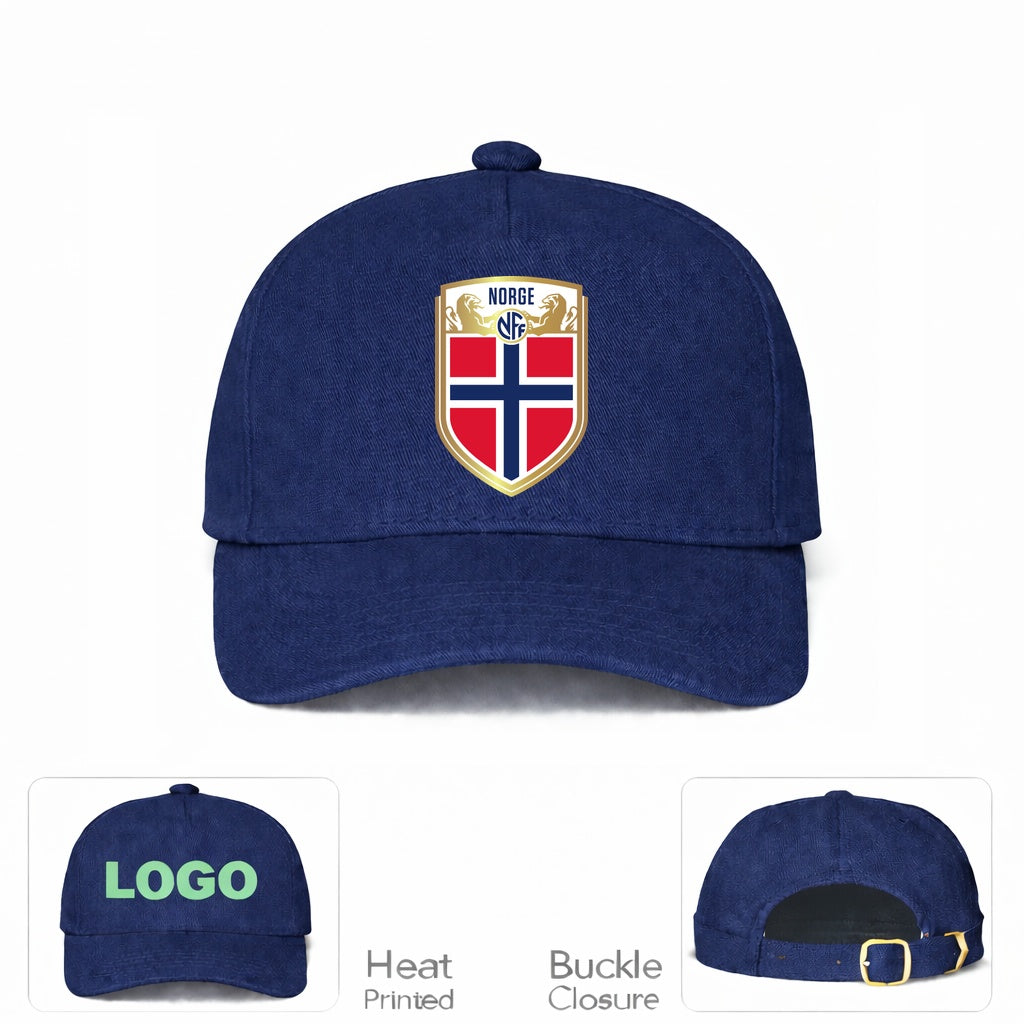 Norway Soccer Dad Baseball Cap Adjustable Buckle Hat