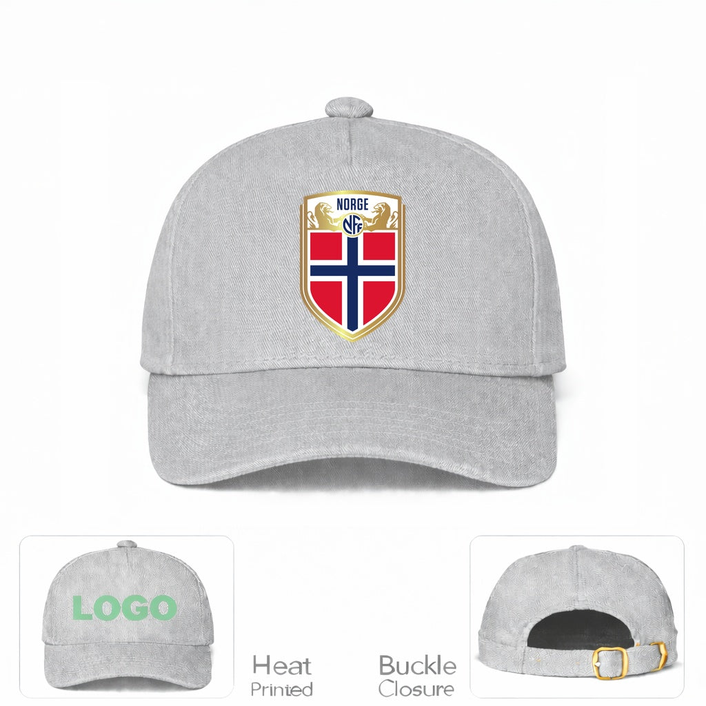 Norway Soccer Dad Baseball Cap Adjustable Buckle Hat