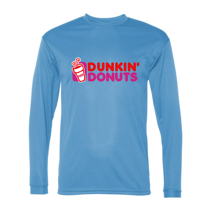 Men's Dunkin Donuts  Polyester Long Sleeve T-Shirt