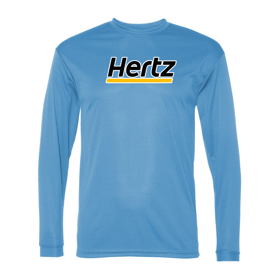 Men's Hertz Polyester Long Sleeve T-Shirt
