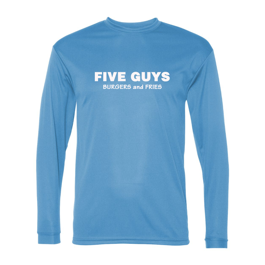 Men's Five Guys  Polyester Long Sleeve T-Shirt