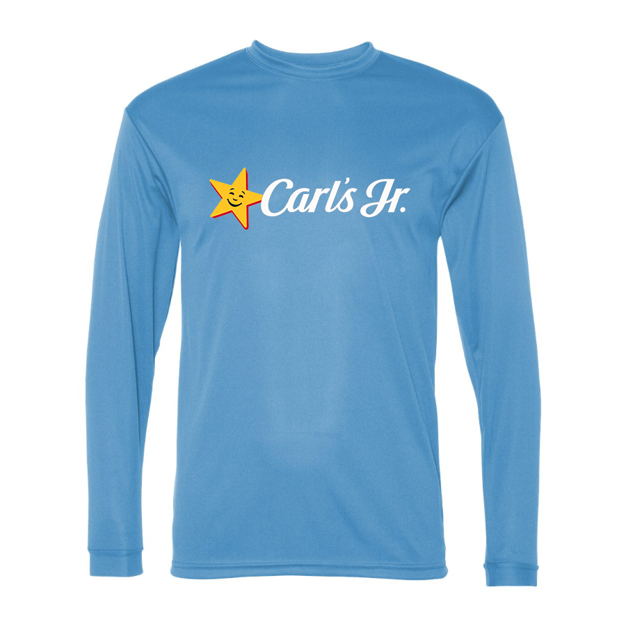 Men's Carl's Jr Polyester Long Sleeve T-Shirt