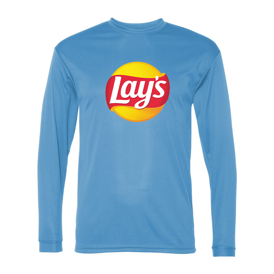 Men's Lays  Polyester Long Sleeve T-Shirt