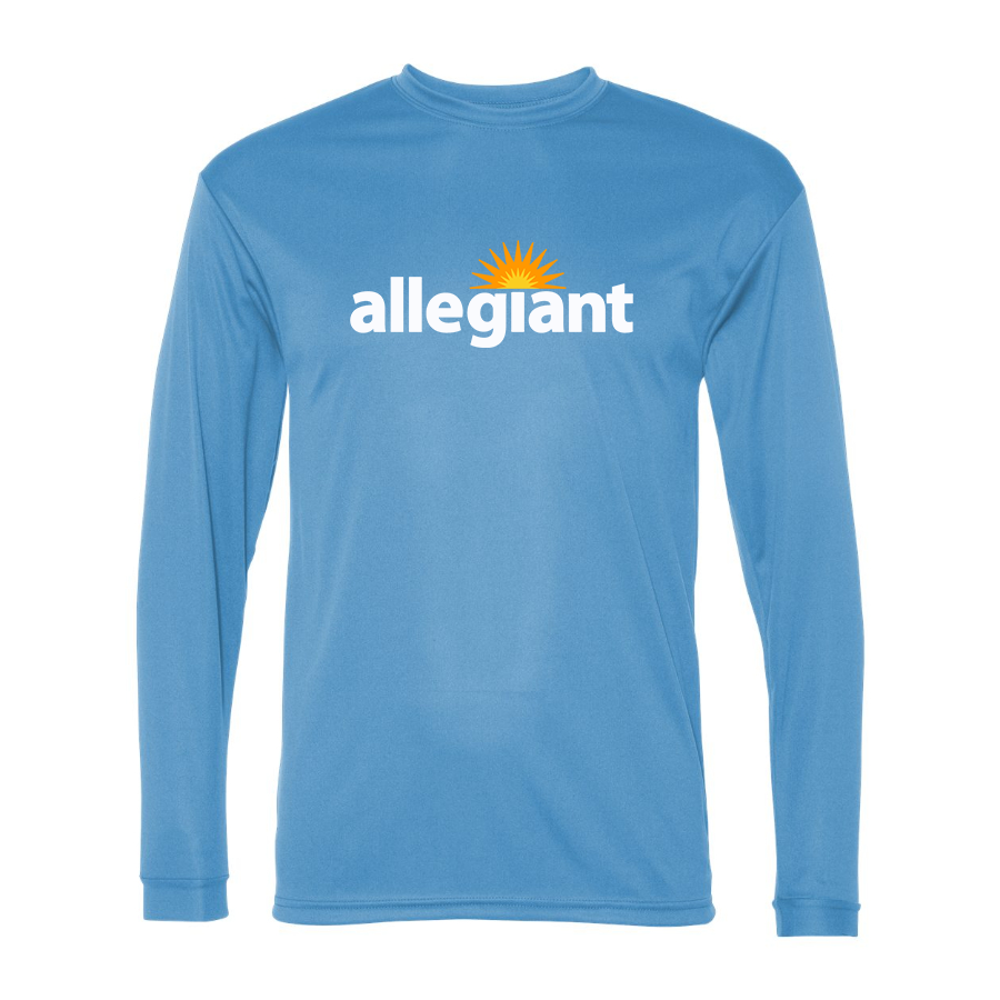 Men's Allegiant Air  Polyester Long Sleeve T-Shirt