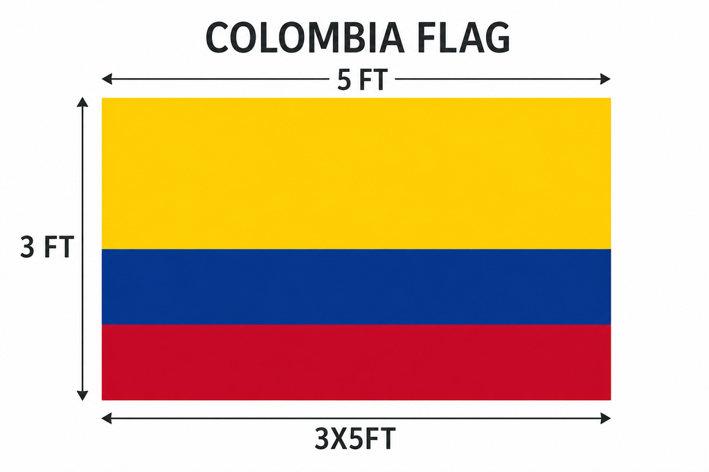 Colombia Flag 3X5 Fifa World Cup 2026