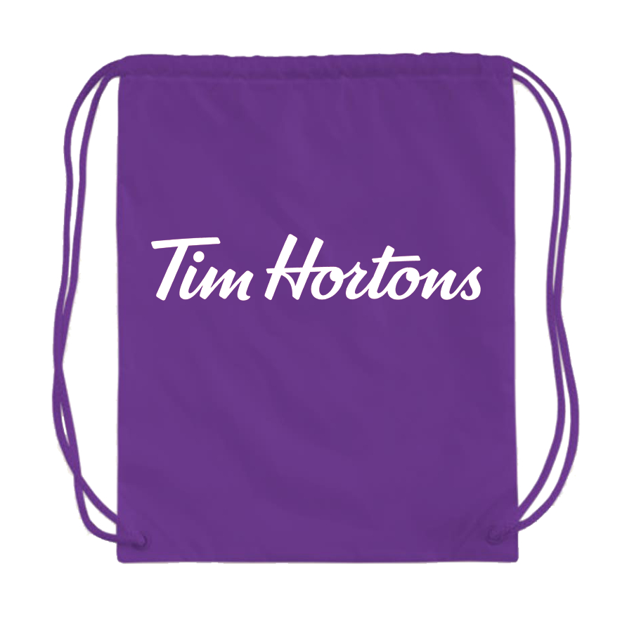 Tim Hortons Drawstring Bag