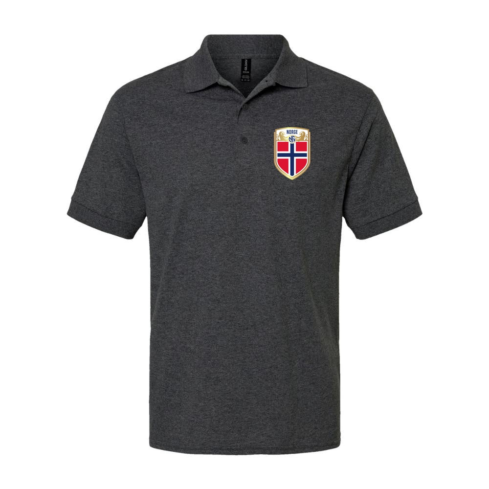 Men's Norway Soccer Dry Blend Polo