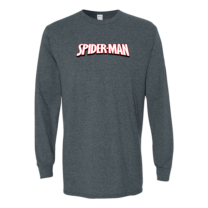 Men's Spider Man Gildan Heavy Cotton Long Sleeve T-Shirt