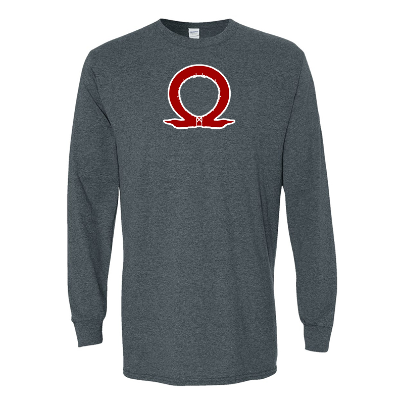 Men's God Of War Gildan Heavy Cotton Long Sleeve T-Shirt