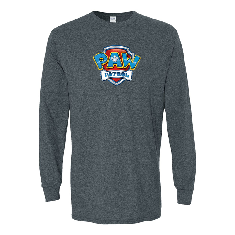 Men's Paw Patrol Gildan Heavy Cotton Long Sleeve T-Shirt