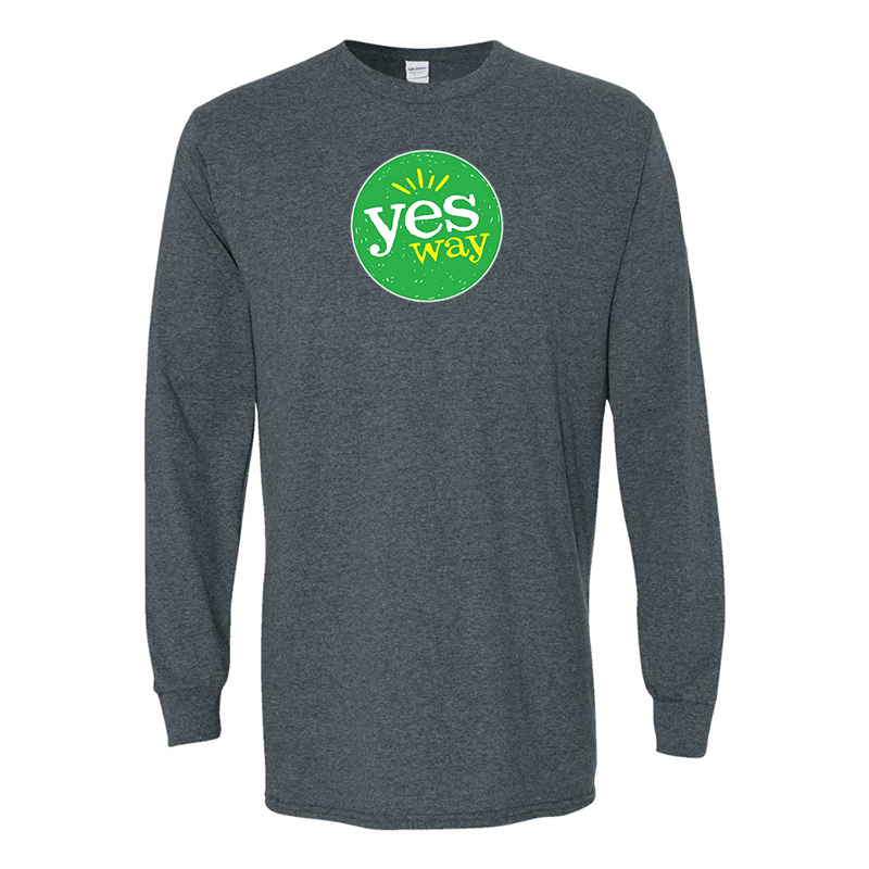 Men's Yes Way  Gildan Heavy Cotton Long Sleeve T-Shirt