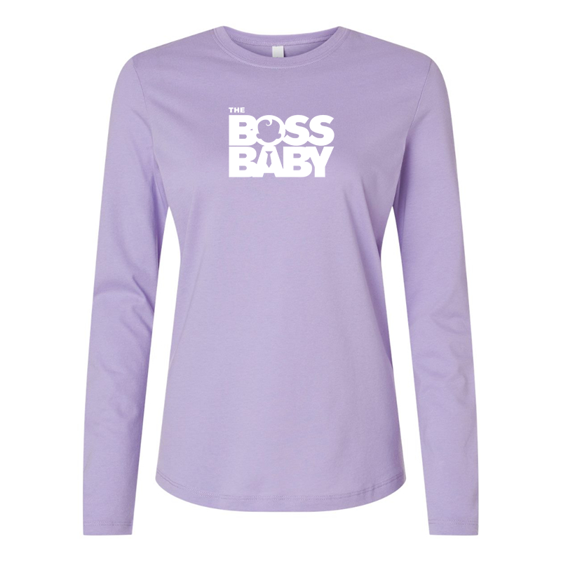 Women’s Boss Baby BELLA CANVAS Jersey Long Sleeve Tee