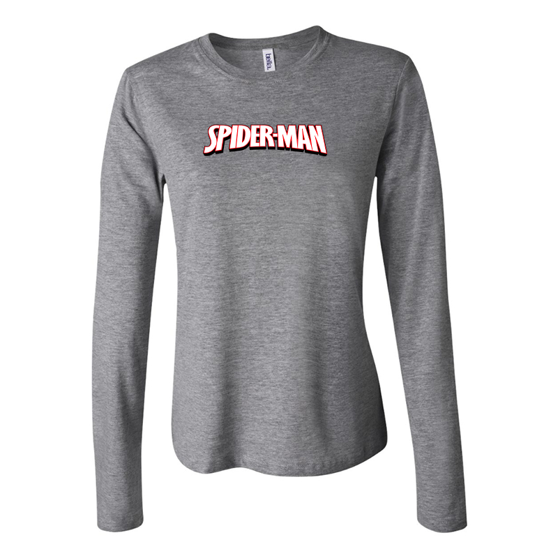 Women’s Spider Man BELLA CANVAS Jersey Long Sleeve Tee