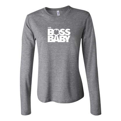 Women’s Boss Baby BELLA CANVAS Jersey Long Sleeve Tee