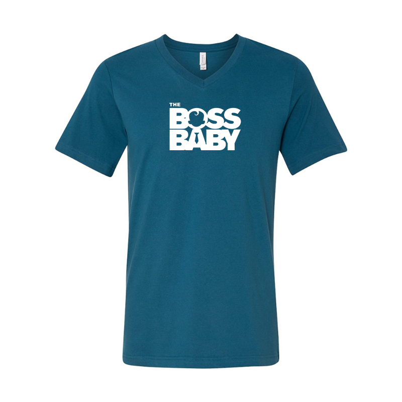 Boss Baby BELLA  CANVAS  Jersey V-Neck Tee