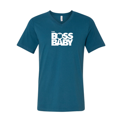 Boss Baby BELLA  CANVAS  Jersey V-Neck Tee