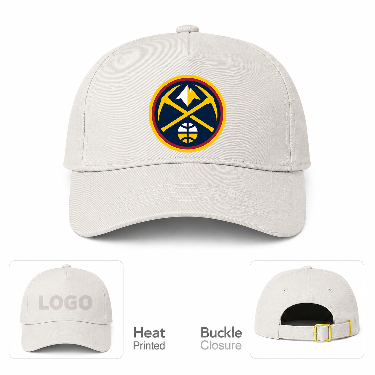 Denver Nuggets Dad Baseball Cap Hat