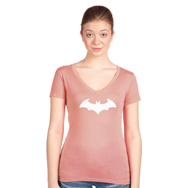 Women's Batman Next Level Ideal V-Neck T-Shirt