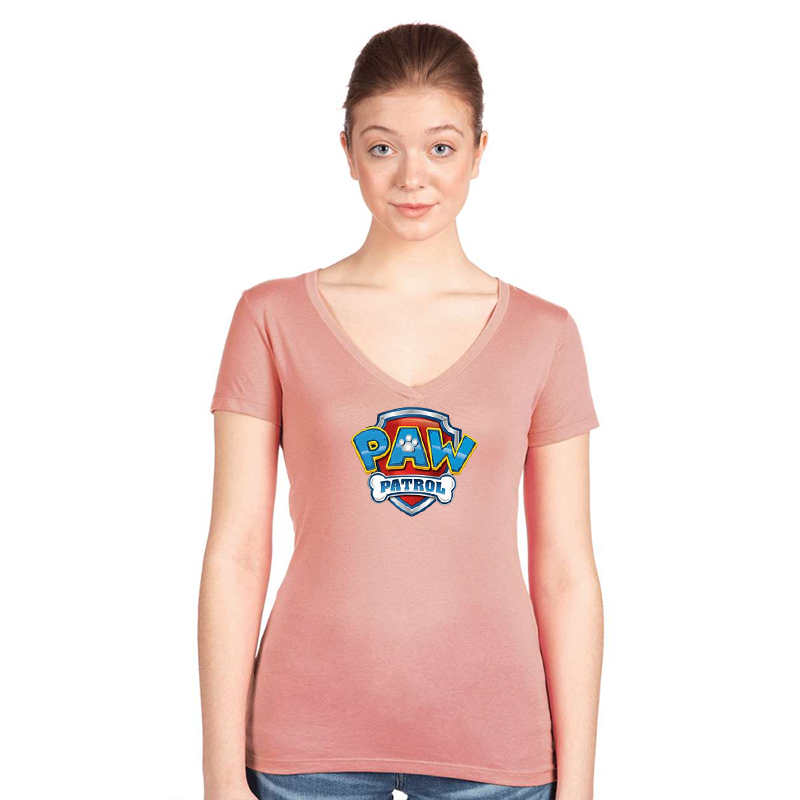 Women's Paw Patrol Next Level Ideal V-Neck T-Shirt