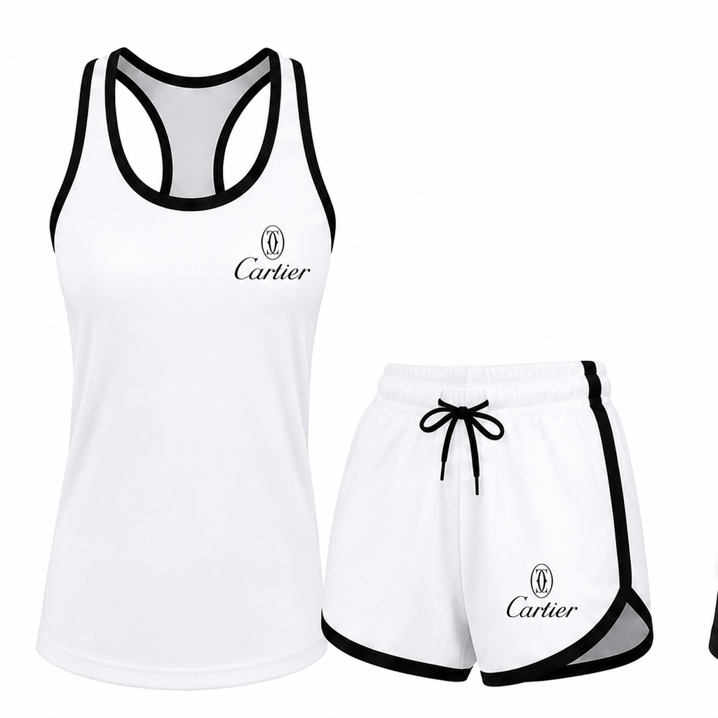 Women’s Cartier Tank top and Shorts Set