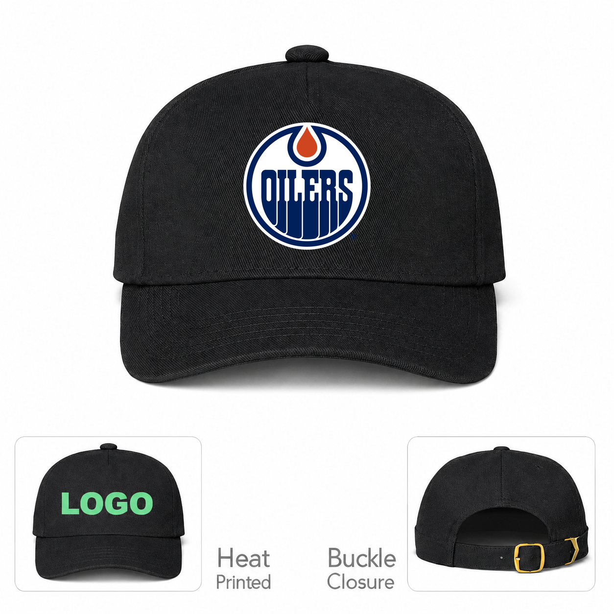 NHL Edmonton Oilers Baseball Cap Hat