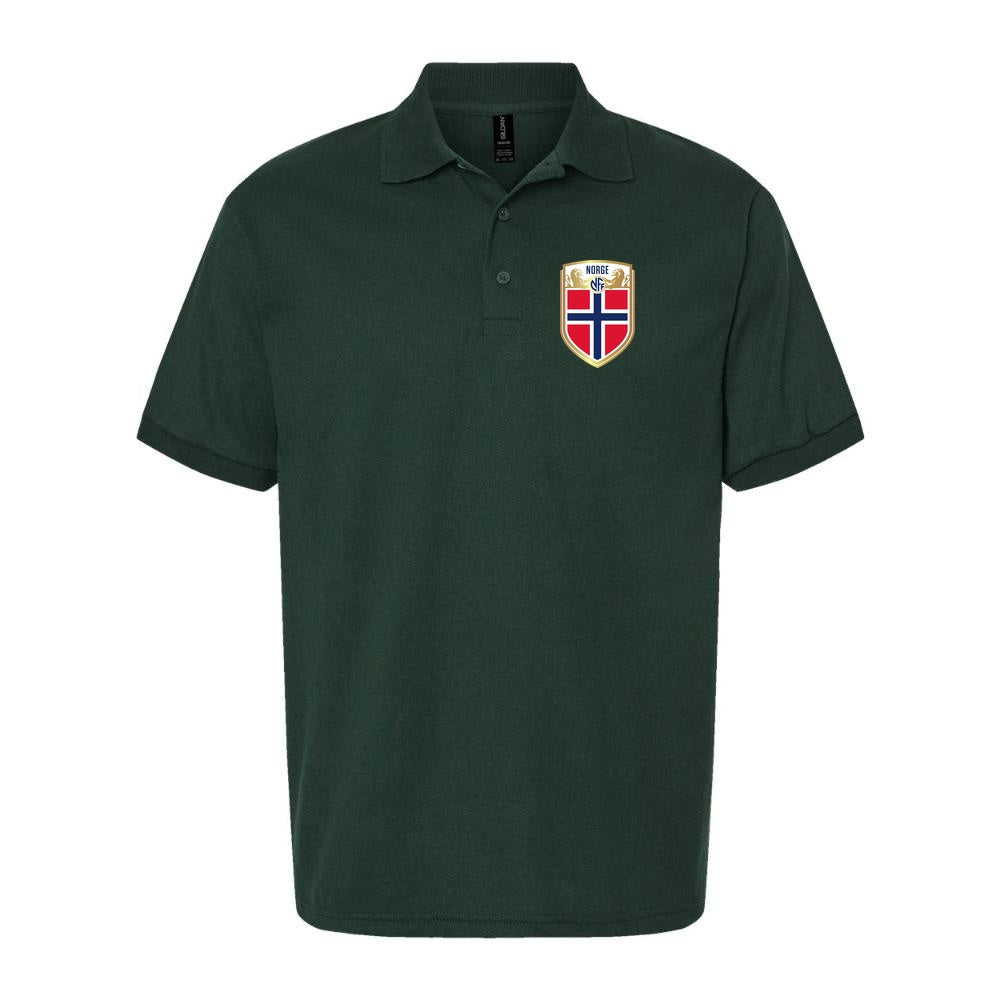 Men's Norway Soccer Dry Blend Polo