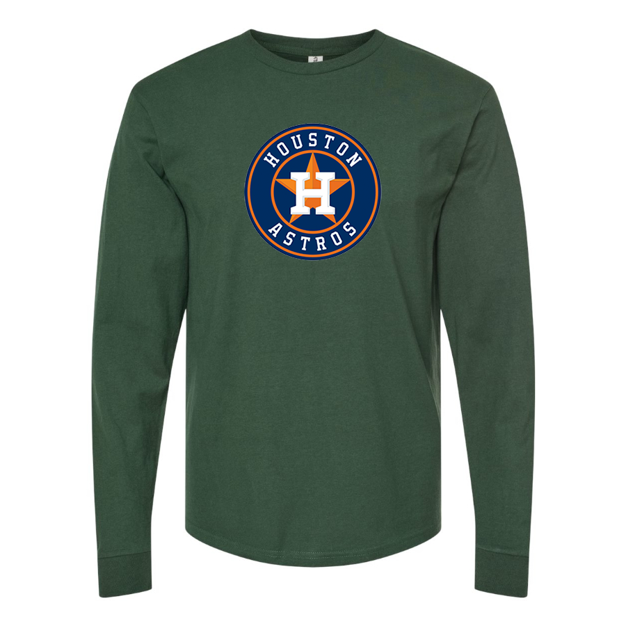 Men's Houston Astros  Long sleeves T-Shirt