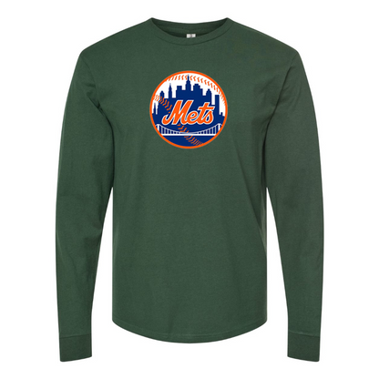 Men's New York Mets Long sleeves T-Shirt