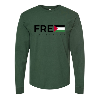 Men's Free Palestine Long sleeves T-Shirt