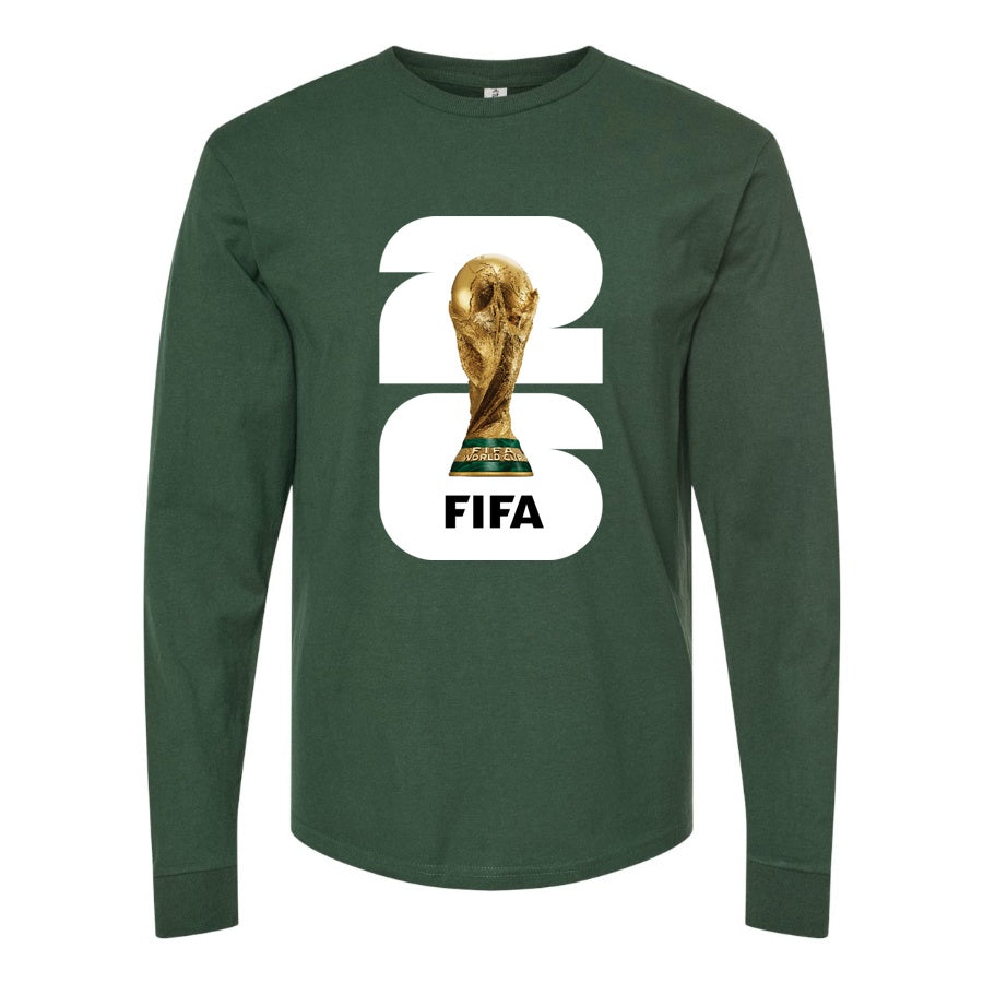 Men's Fifa World Cup 2026 Long Sleeves Cotton-Blend T-Shirt