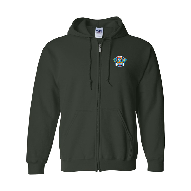 Men's Paw Patrol Gildan Heavy Blend Full-Zip Hooded Sweatshirt