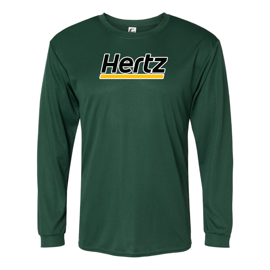 Men's Hertz Polyester Long Sleeve T-Shirt