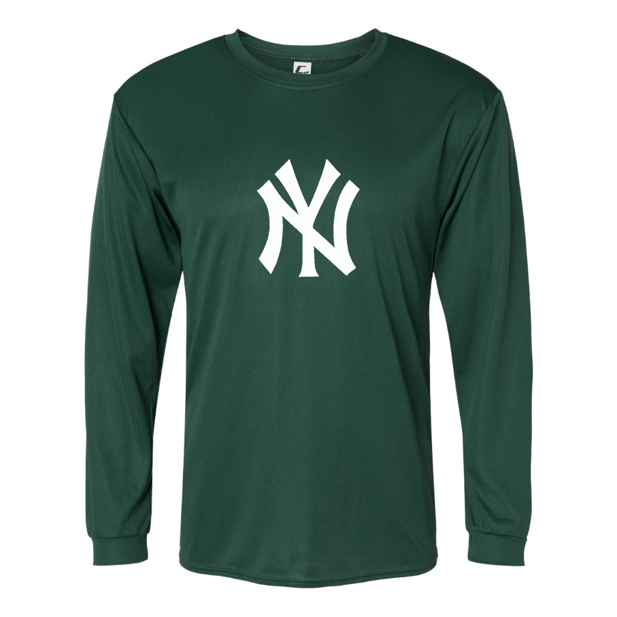 Men's New York NY Yankees Polyester Long Sleeve T-Shirt