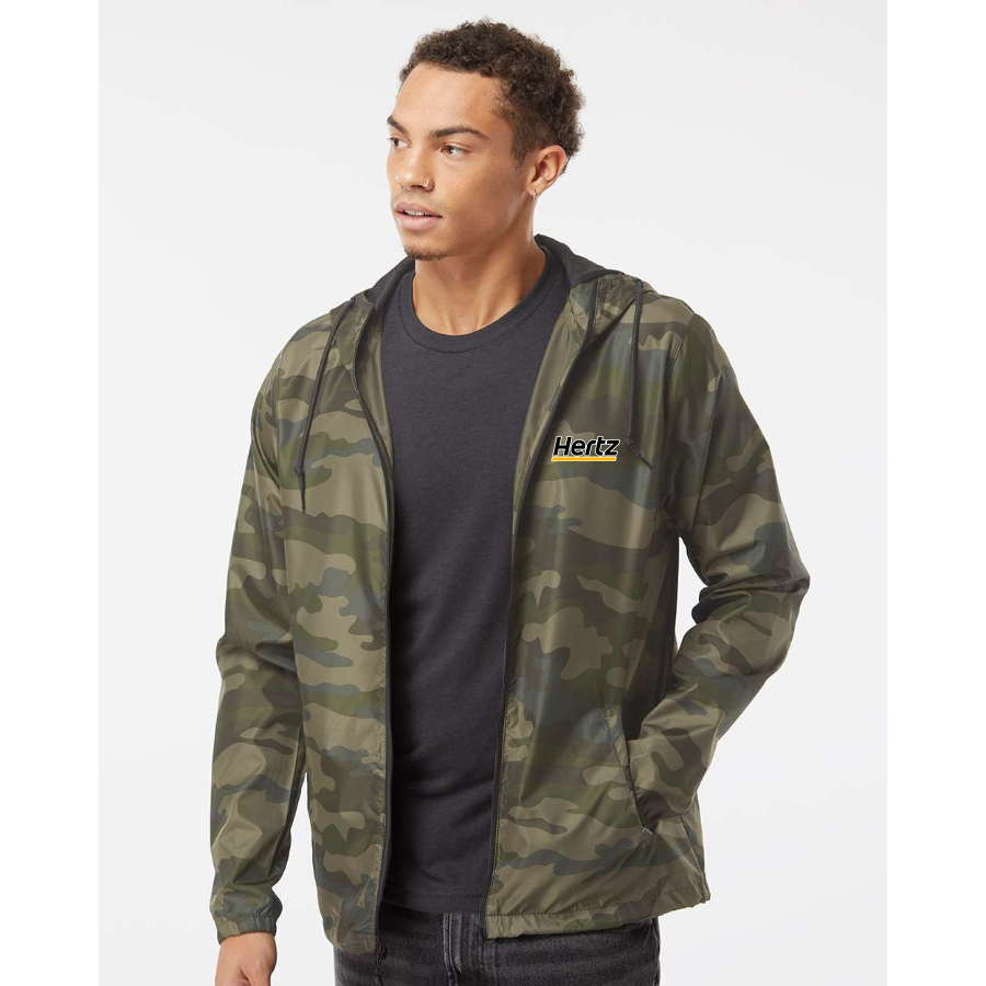 Men's Hertz Independent Trading Co Lightweight Windbreaker Full-Zip Jacket