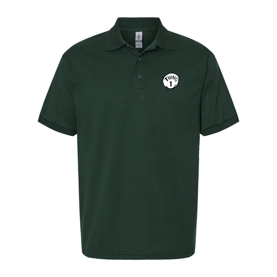 Men's Dr. Suess Thing 1 Dry Blend Polo