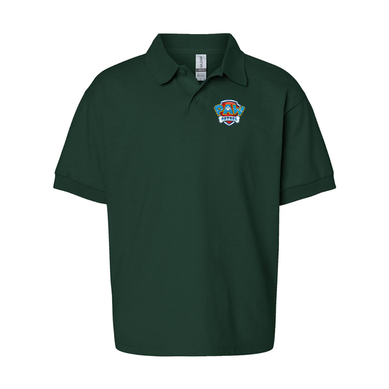 Youth's Paw Patrol  Gildan Dry Blend Jersey Polo