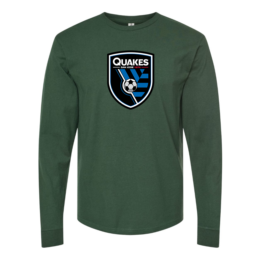 Men's San Joke Earthquakes  Long sleeves T-Shirt