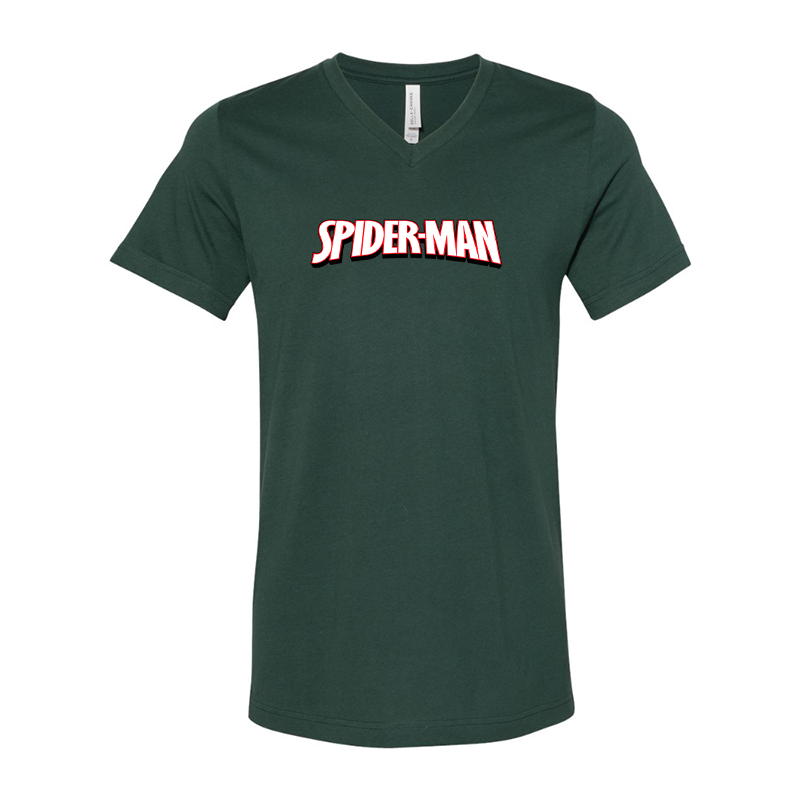 Spider Man BELLA  CANVAS  Jersey V-Neck Tee