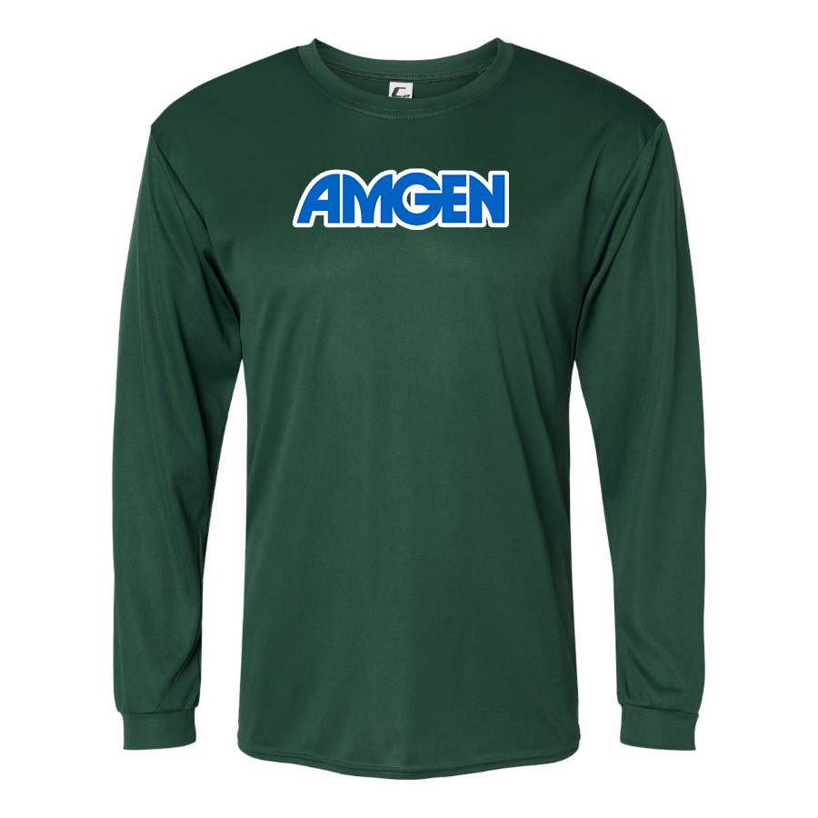 Men's Amgen Polyester Long Sleeve T-Shirt