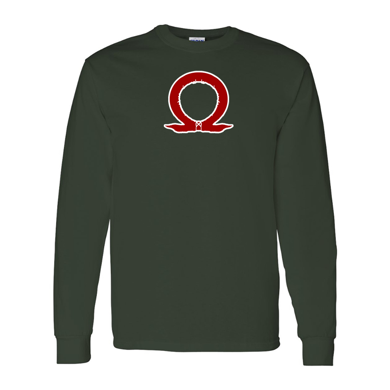 Men's God Of War Gildan Heavy Cotton Long Sleeve T-Shirt