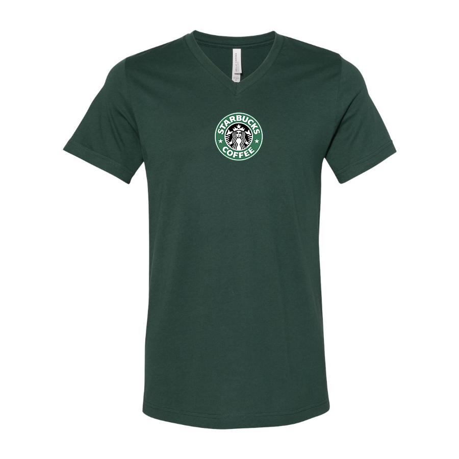 Starbucks Coffee BELLA  CANVAS  Jersey V-Neck Tee