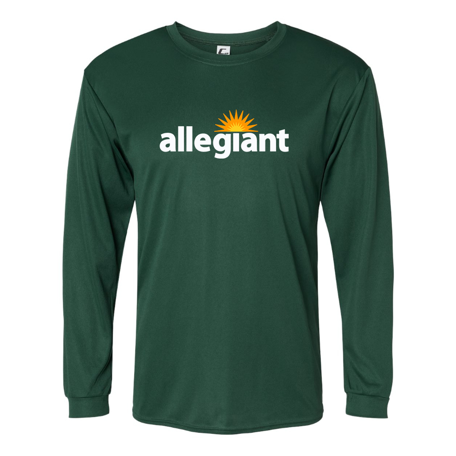 Men's Allegiant Air  Polyester Long Sleeve T-Shirt